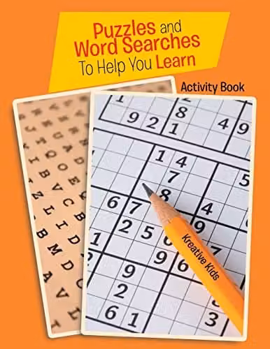 Kreative Kids Puzzles and Word Searches To Help You Learn Activity Book, Multicolour