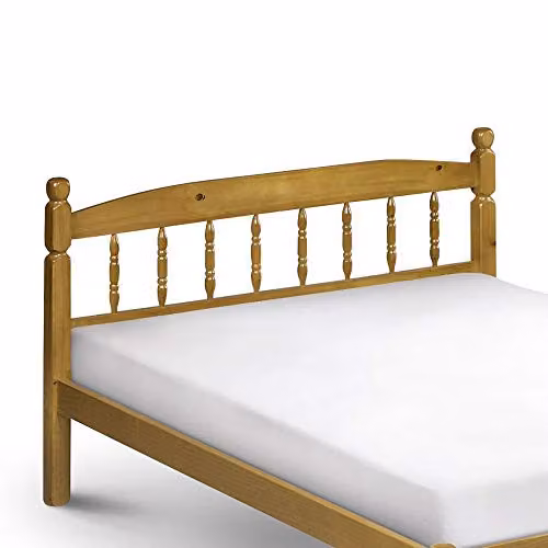 Julian Bowen Pickwick Spindle Bed Frame in Brown Pine, W/D/H: 90 x 190 x 90 cm
