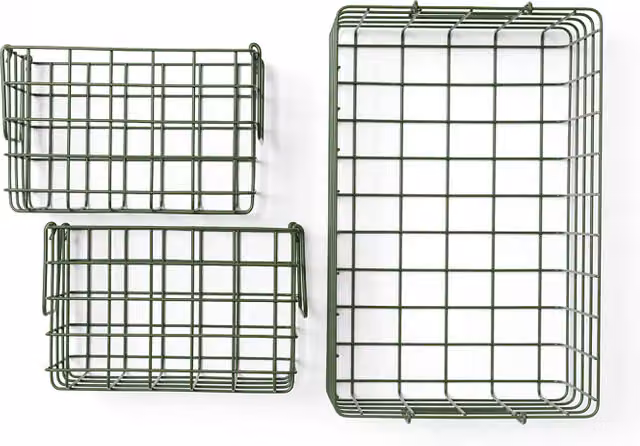Mustard Made The Baskets in Olive Green
