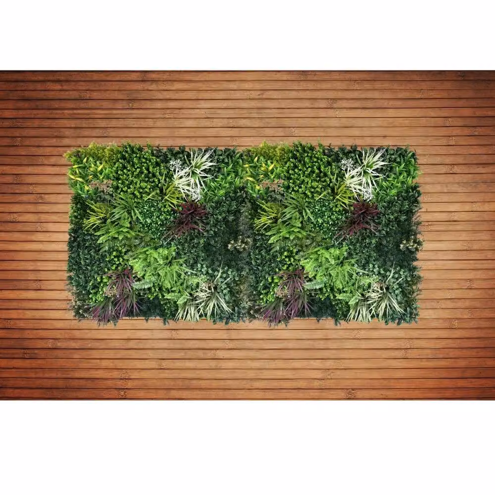 Ark Mat Wordsworth Artificial Plant Wall Panel, Green, W: 100 cm, H: 100 cm – 9