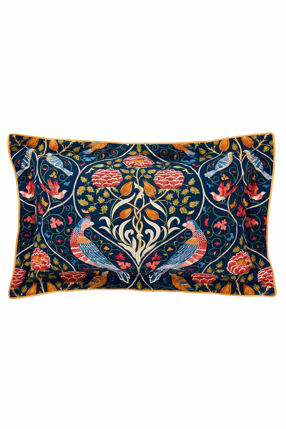 Morris & Co Seasons By May Indigo Cotton Duvet Cover and Pillowcase Set, Blue, W: 140 cm, H: 200 cm – 3