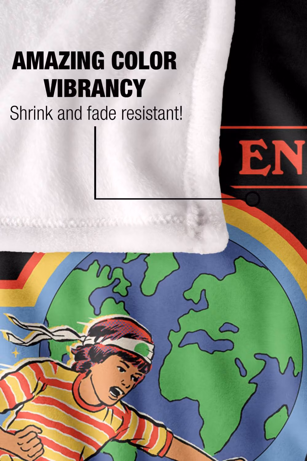Steven Rhodes Change The Ending Multicolour Super Soft Fleece Throw Blanket W/D/H: 152 x 127 cm – 4