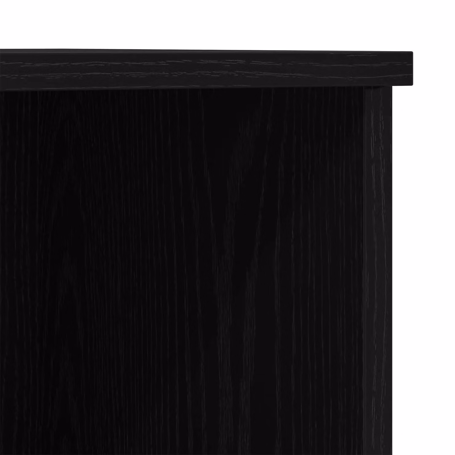 Berkfield Home Modern Black Oak Highboard with Hinged Doors and Internal Shelves, W/D/H: 132.5 x 35.5 x 103.5 cm – 5