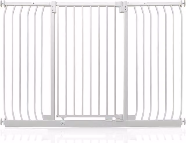 Safetots Extra Tall Elite Pressure Baby Gate, White, Height: 152 cm to 161 cm