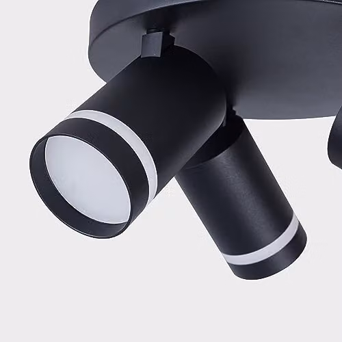 Harper Living Modern 3-Way Adjustable GU10 Ceiling Spotlight Bar in Black – 4