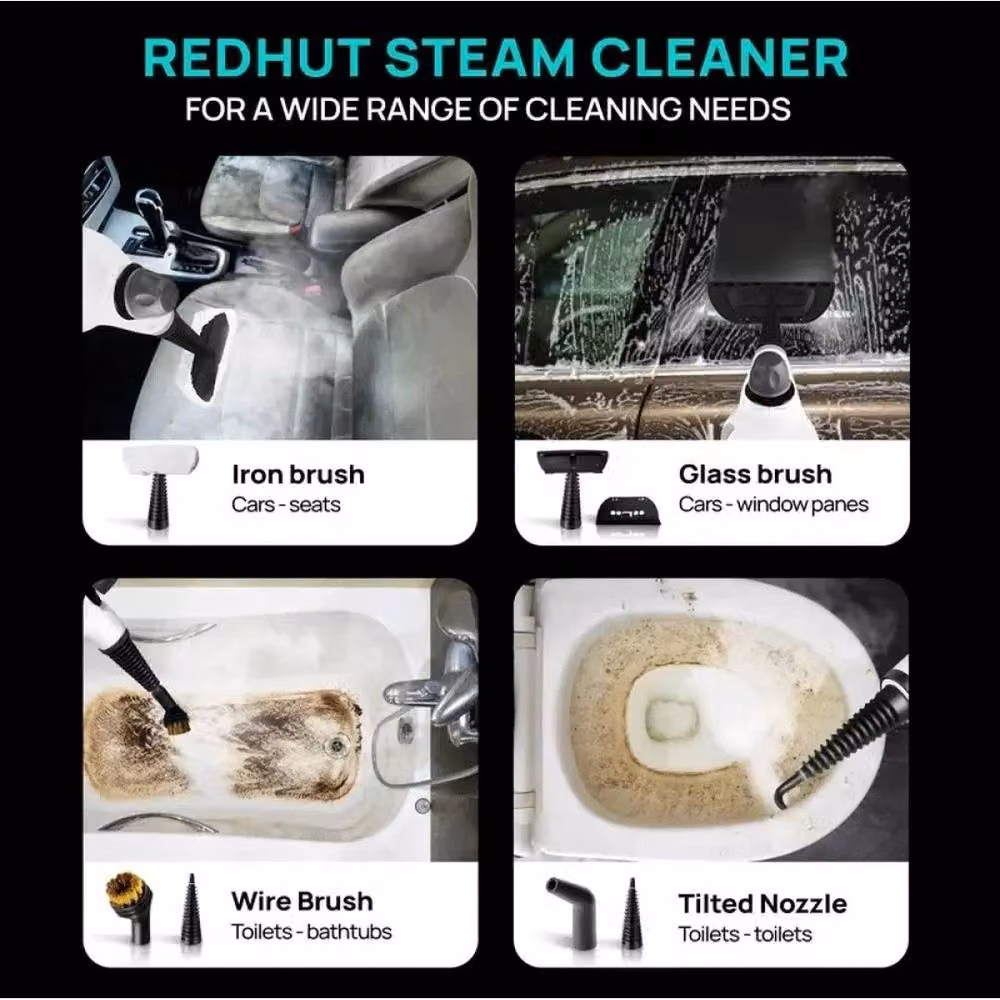 SPETLEK 12-in-1 Electric Portable Handheld Steam Cleaner, White, W: 100 cm, D: 60 cm – 5