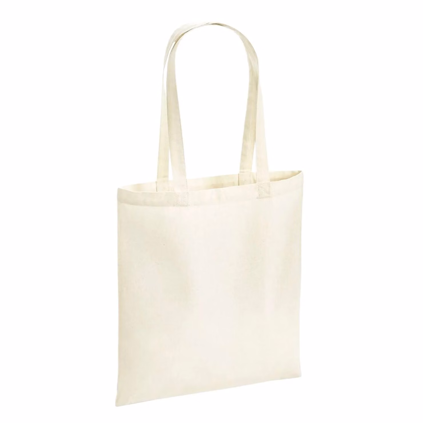 Westford Mill Cotton Tote Bag in Beige, W: 42.0 cm, H: 38.0 cm – 2