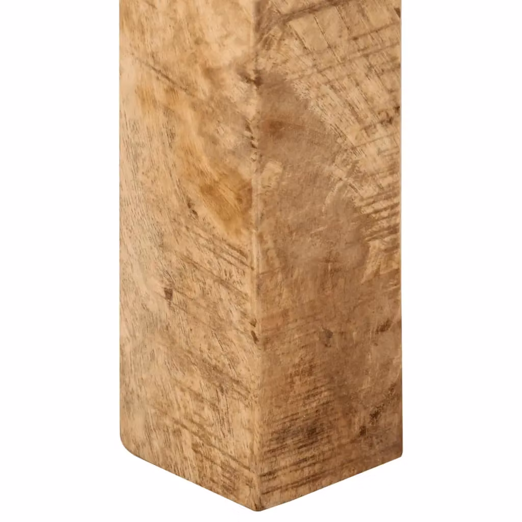 Berkfield Home Mango Wood Coffee Table in Brown, W: 100 cm, D: 55 cm, H: 40 cm – 3