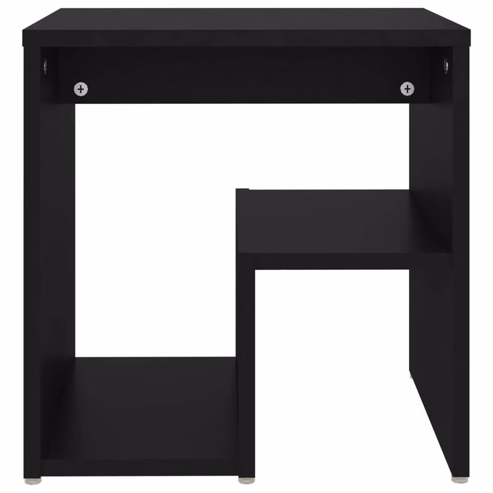 Berkfield Home Bed Cabinet in Black, W/D/H: 40 x 30 x 40 cm – 3