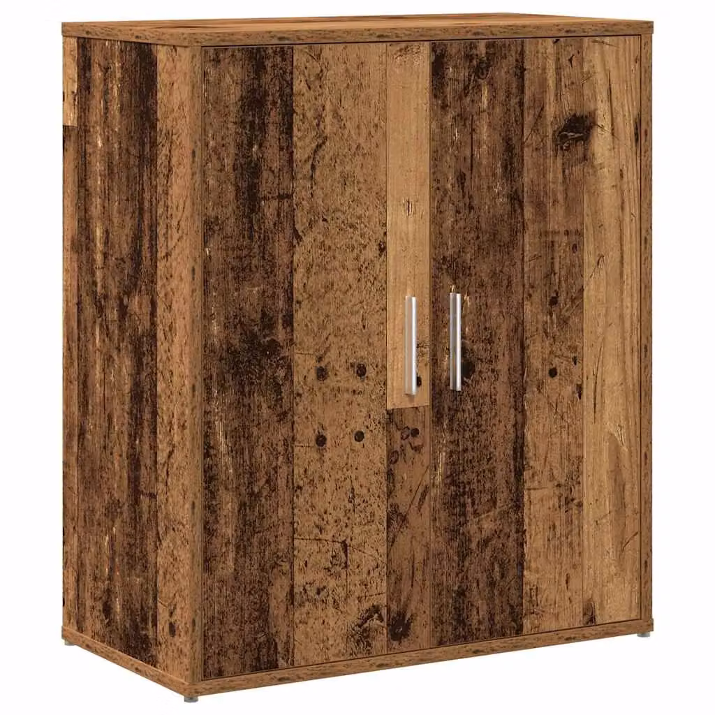 Berkfield Home Rustic Old Wood Sideboard in Brown, W/D/H: 60 x 31 x 70 cm – 2
