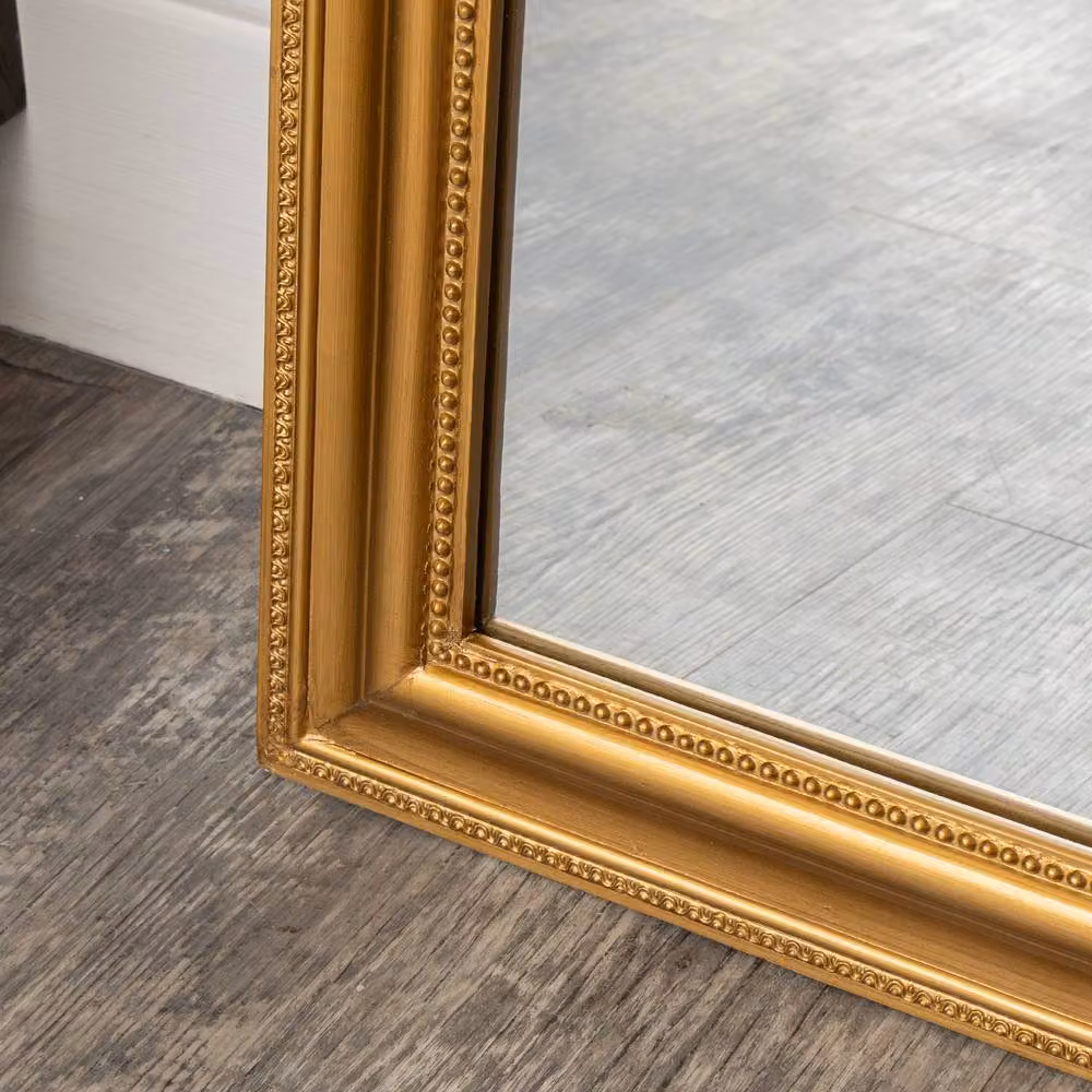 Melody Maison Antique Gold Full Length Leaner and Wall Mirror, W: 47 cm, H: 142 cm – 3