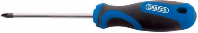 Draper Manual Pozi Screwdriver in Silver and Blue