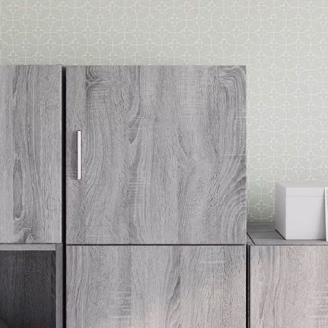 Berkfield Home Grey Sonoma Wall Cabinet W/D/H: 40 x 40 x 42.5 cm