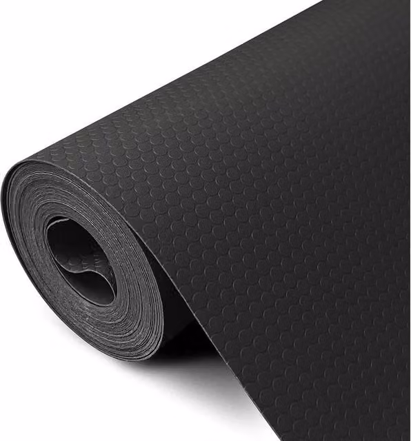NESTLUNE Non-Slip Draw Mat Shelf Liner and Cabinet Storage Pad, Black, W: 52 cm, L: 1000 cm – 1
