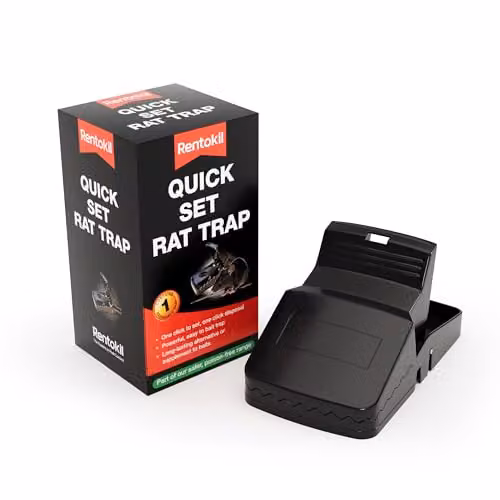 Rentokil FQ30 Quick Set Rat Trap in Black and Multicolour