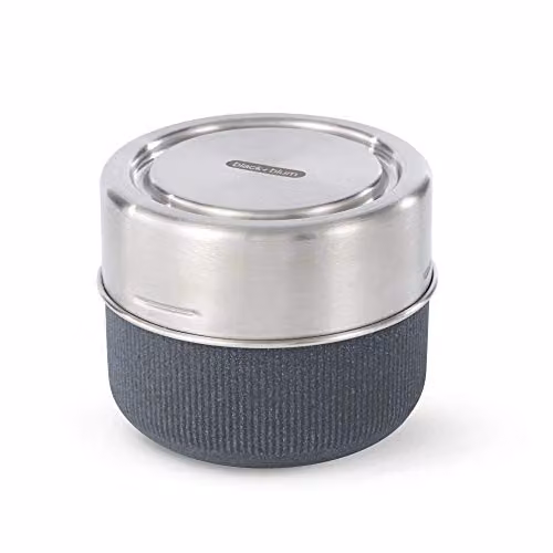 Black + Blum Leakproof Insulated Glass Lunch Pot in Black or Blue, 600ml