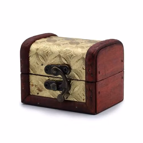 Ancient Wisdom Mini Colonial Box in Gold