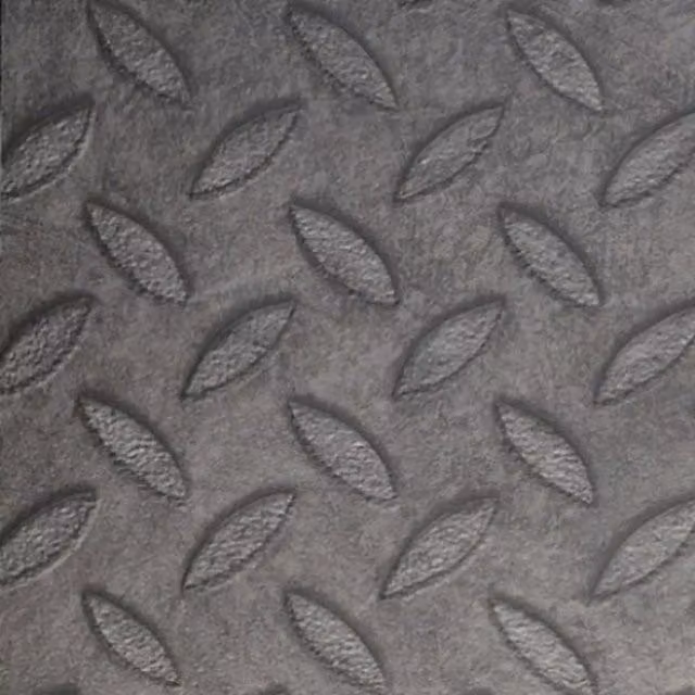 Komscape Red and Grey Vinyl Flooring