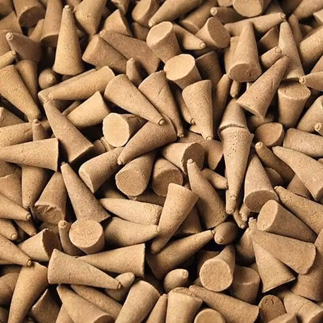 KDMK 5kg Unscented Plain Raw Incense Cones, Brown