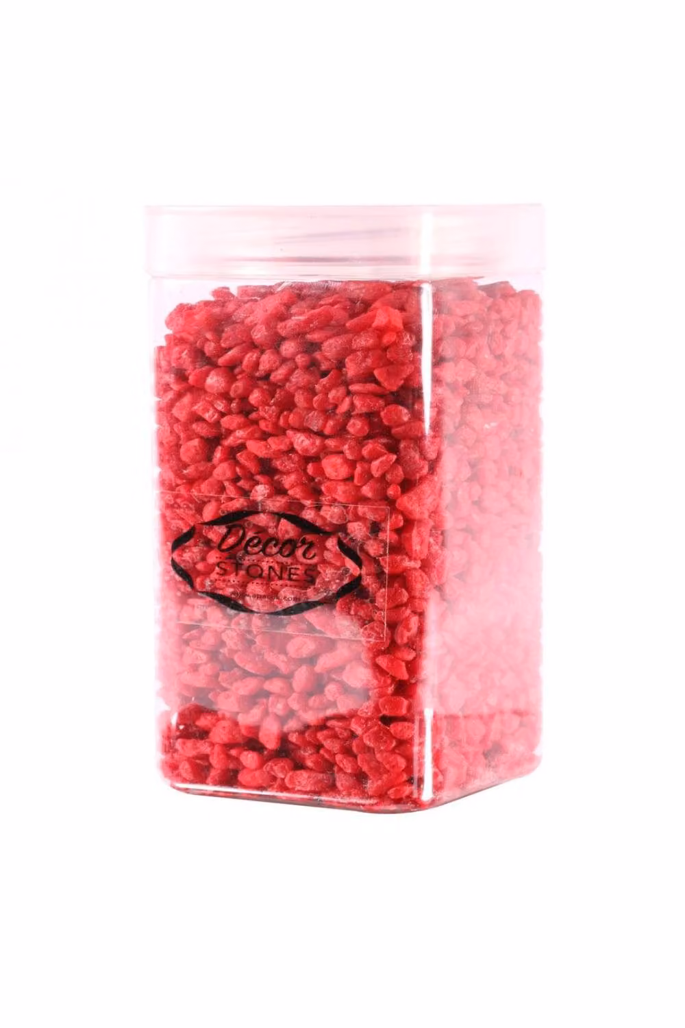 KDMD 2 Pack of Red Stone Pebbles, 750 g per Jar – 2