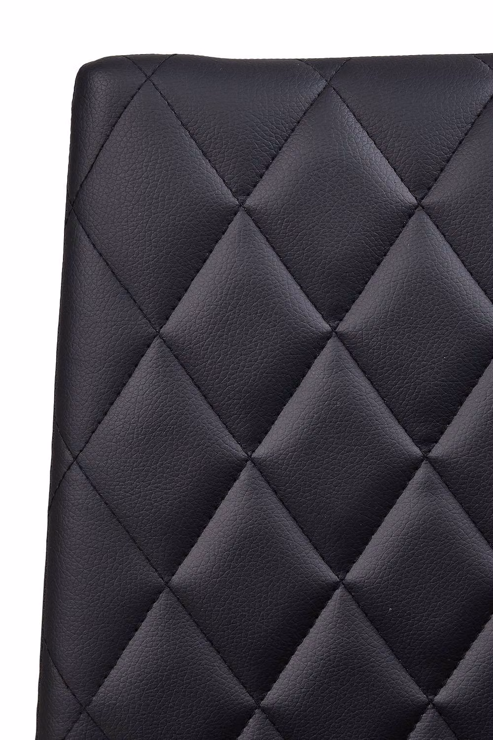 ExtraStar Ergonomic PU Leather Bar Stool with Black Iron Legs – 5