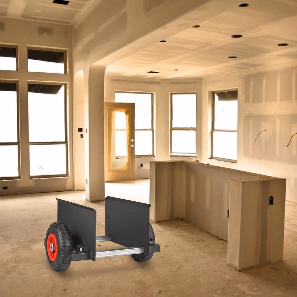 SPETLEK Black Steel Panel Dolly and Drywall Door Cart with 600 lbs Capacity – 5