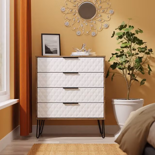 2 U Islay Ready Assembled 4 Drawer Chest in White – 1