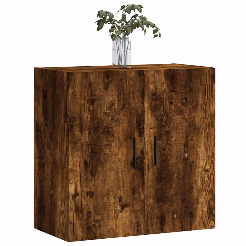 Berkfield Home Smoked Oak Wall Cabinet in Brown, W/D/H: 60 x 31 x 60 cm – 3