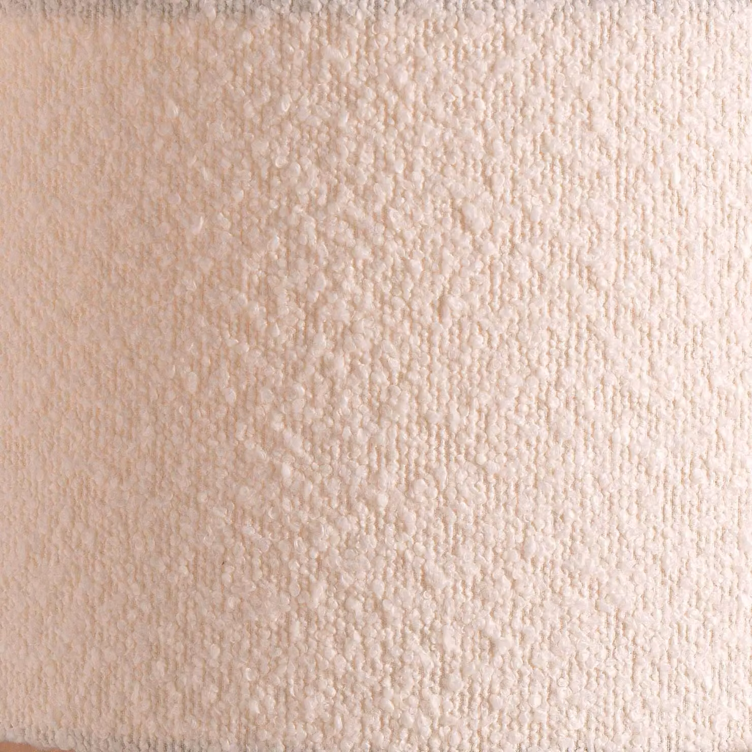 Ruma White Boucle Cylinder Table Lamp Shade, Diameter: 30.48 cm – 2