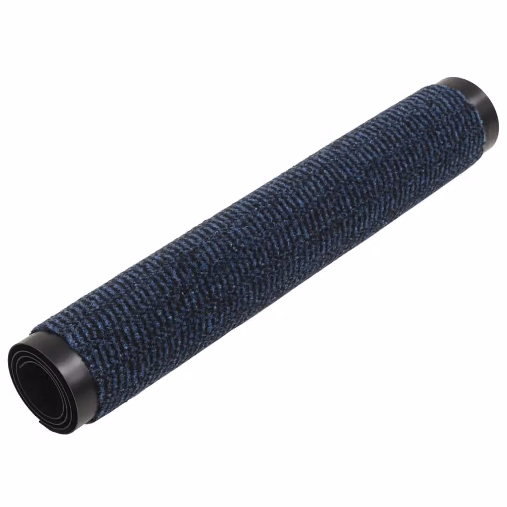 Berkfield Home Dust Control Mats, 2 Pack, Blue, Rectangular, W: 80 cm x L: 120 cm – 2