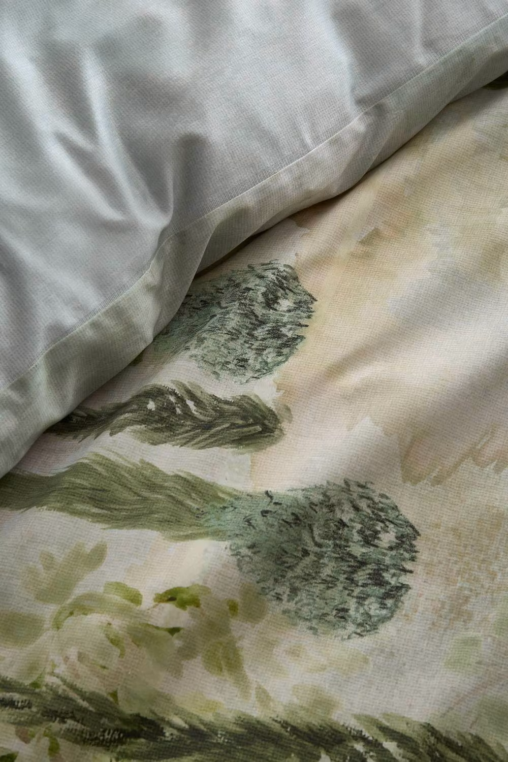 Soiree Hidden Garden 100% Cotton Floral Duvet Cover Set in Green, W: 180 cm, H: 200 cm – 2