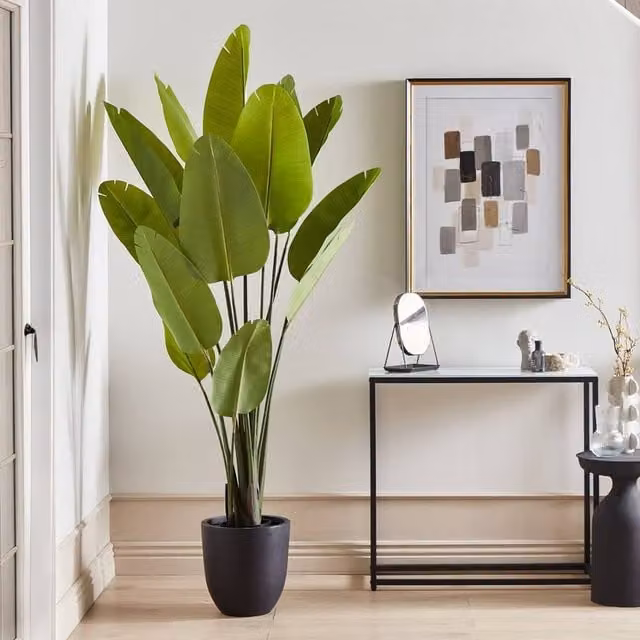 Wyld and Coco Artificial Banana Tree, Green, Height: 187 cm – 1