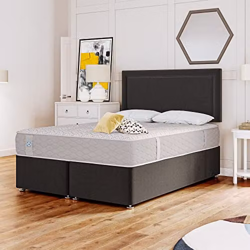 Sealy Steeple Ortho Plus Pocket Spring Mattress, White, W: 140 cm x D: 200 cm – 1