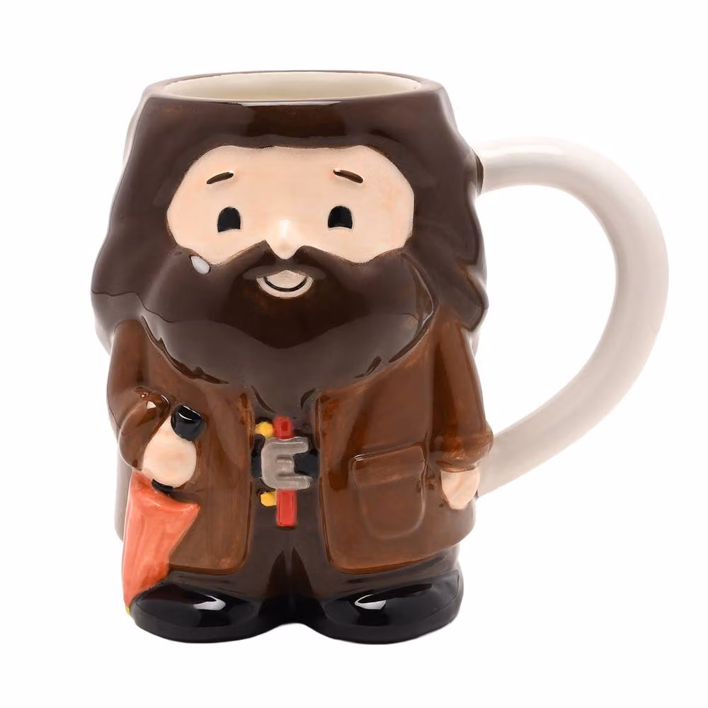 Warner Bros Harry Potter Back To Hogwarts 3D Ceramic Mug Hagrid Brown – 2