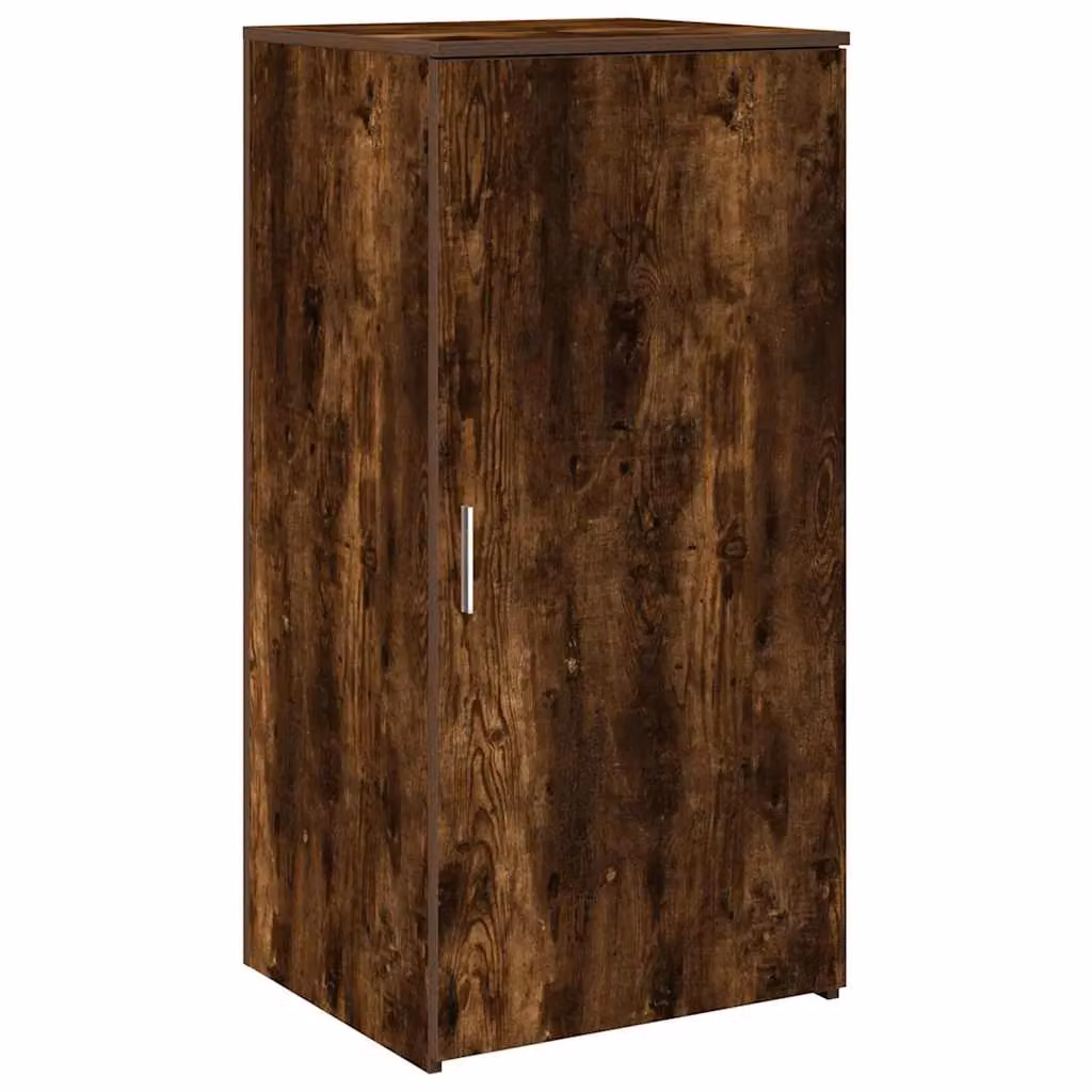 Berkfield Home Smoked Oak Storage Cabinet in Brown, W/D/H: 50 x 45 x 103.5 cm – 2