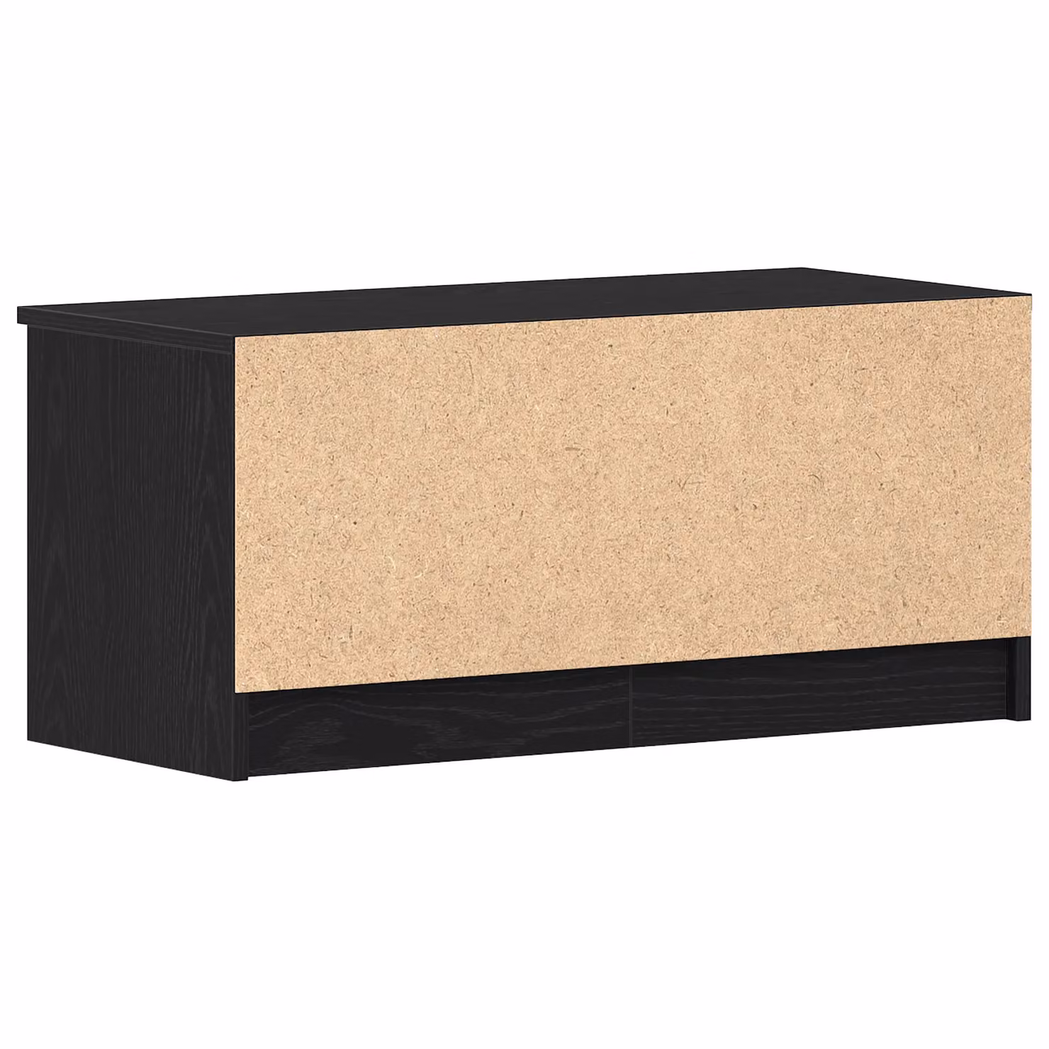 Berkfield Home Modern Black Oak TV Cabinet, W: 80 cm, D: 35 cm, H: 36.5 cm – 4