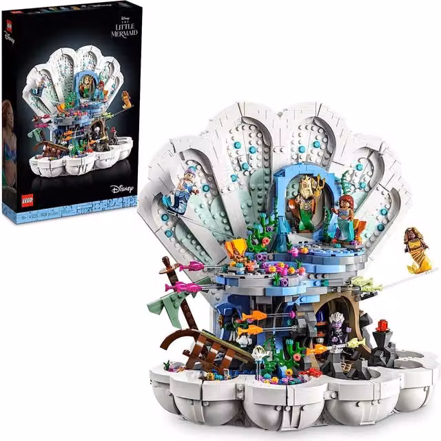 LEGO Disney Little Mermaid Multicolour Creative Building Set with Characters and Animals