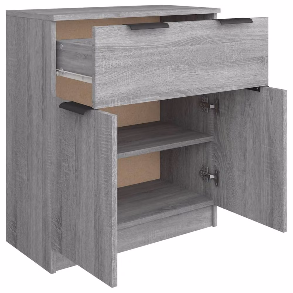 Berkfield Home Grey Sonoma Sideboard in Engineered Wood W/D/H: 60 x 30 x 70 cm – 4