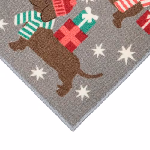 JVL Premium Christmas Doggy Gifts Washable Runner, W: 50 cm, L: 150 cm – 3