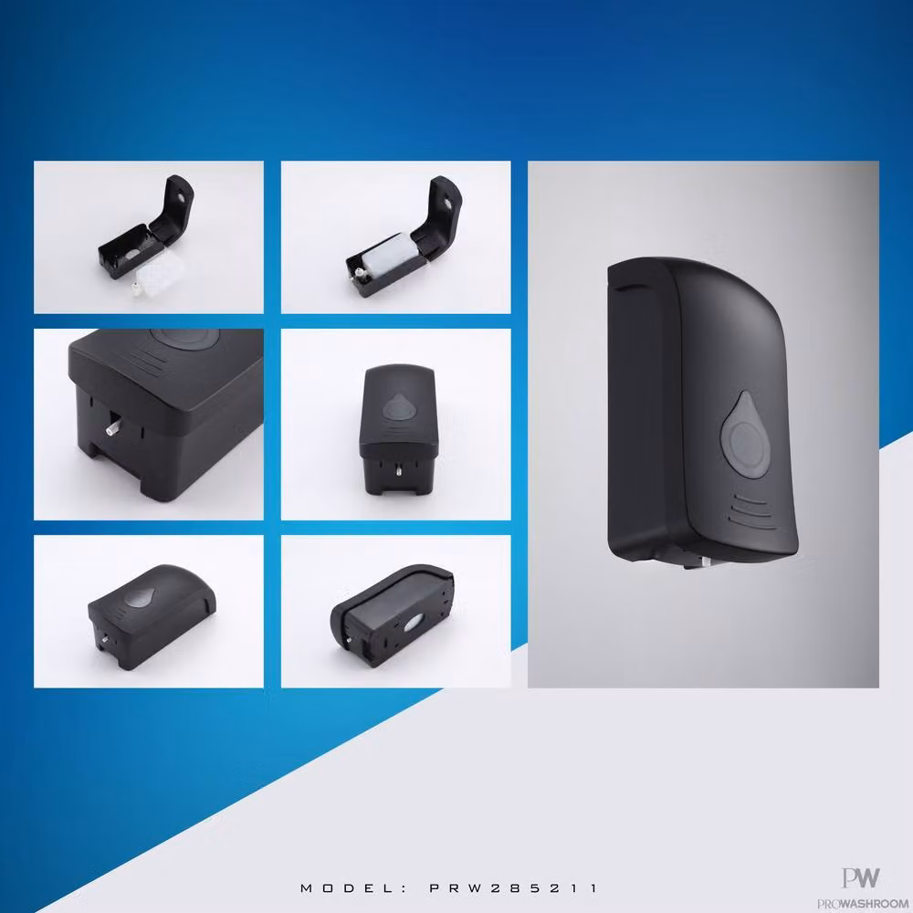MYLEK ProWashroom Wall-Mounted Commercial Handwash Soap Dispenser, 750ml, Black – 4