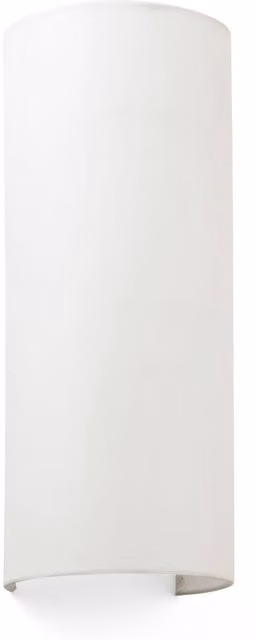 Netlighting Round Cotton Wall Light in Beige and White, W/D/H: 37.0 x 14.8 x 12.5 cm, E27