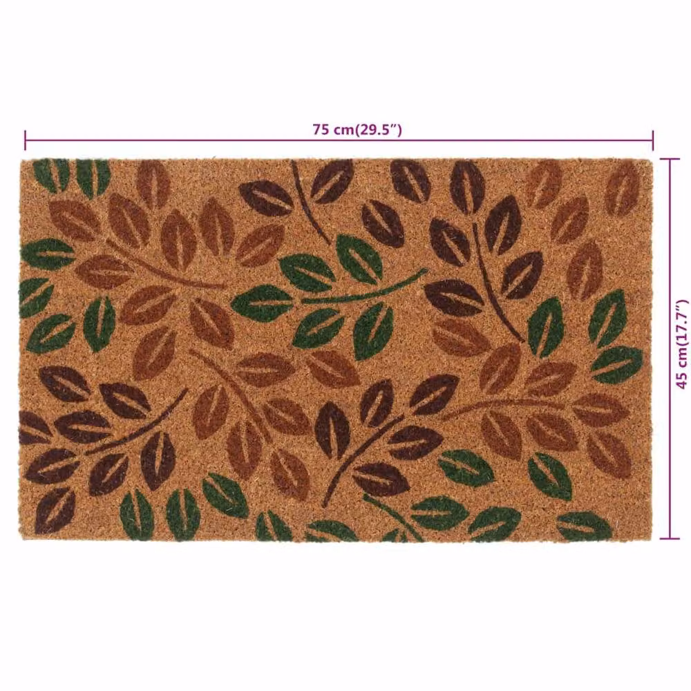 Berkfield Home Brown Tufted Coir Door Mat, W: 45 cm, D: 75 cm – 2
