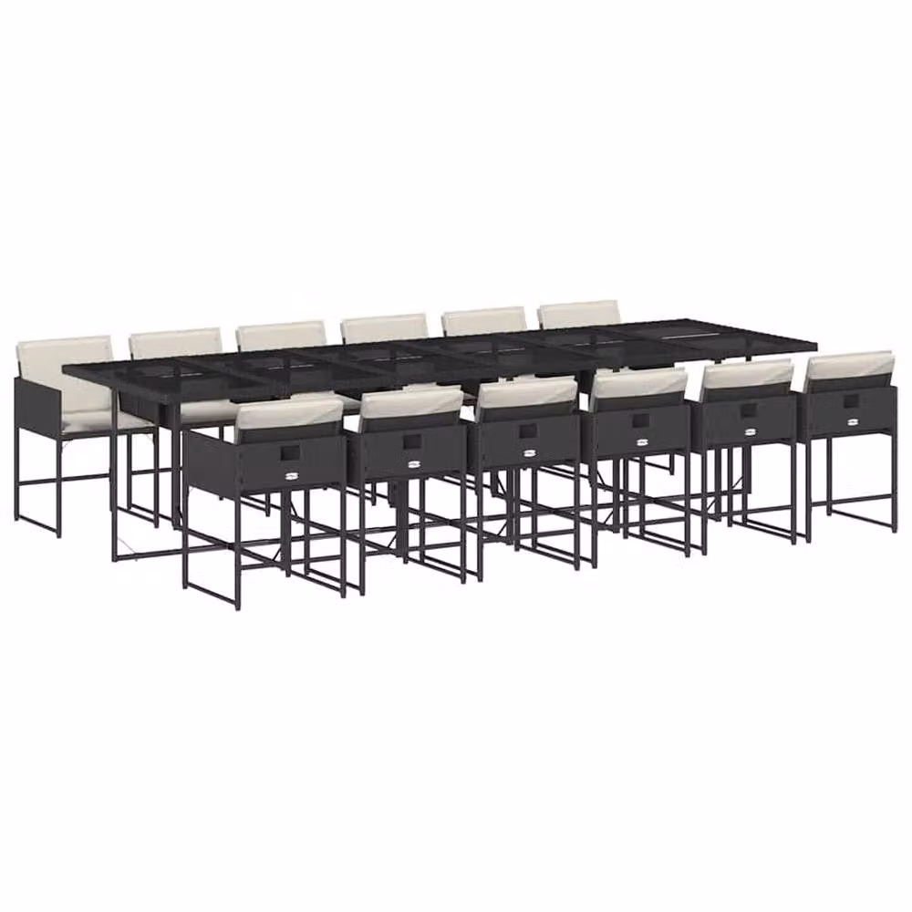 Berkfield Home Garden Dining Set in Black – 2