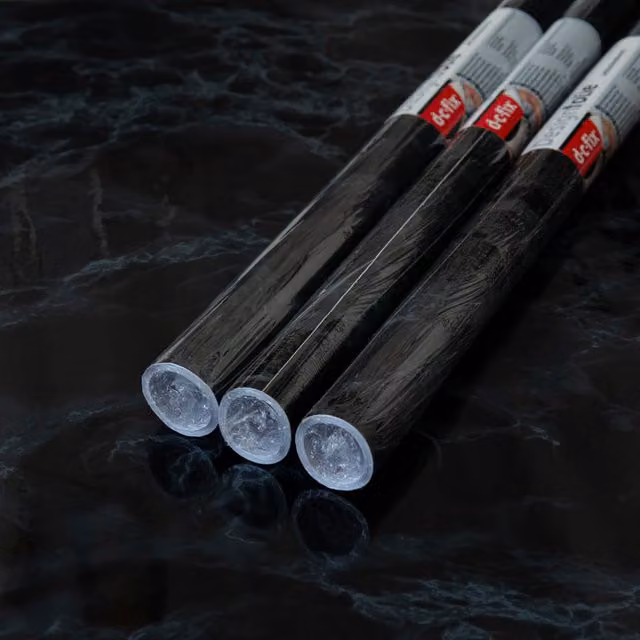 dc fix Marble Self Adhesive Vinyl Wrap Film, Black, W: 67.5 cm, L: 2 m