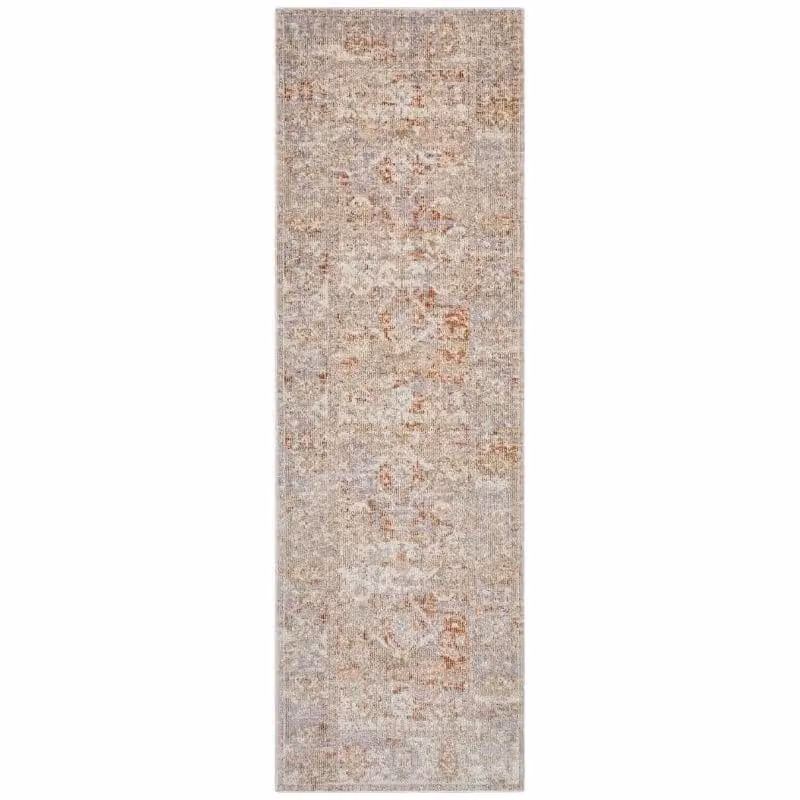 THE RUGS Port Said Indoor Outdoor Vintage Medallion Washable Low Pile Rug in Beige and Multicolour, W: 80 cm, D: 120 cm – 2