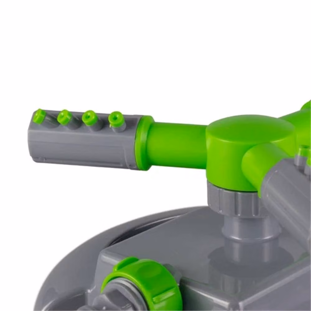 Nordara Rotating Three-Arm Lawn Sprinkler with Click Lock Garden Hose Pipe in Grey – 4