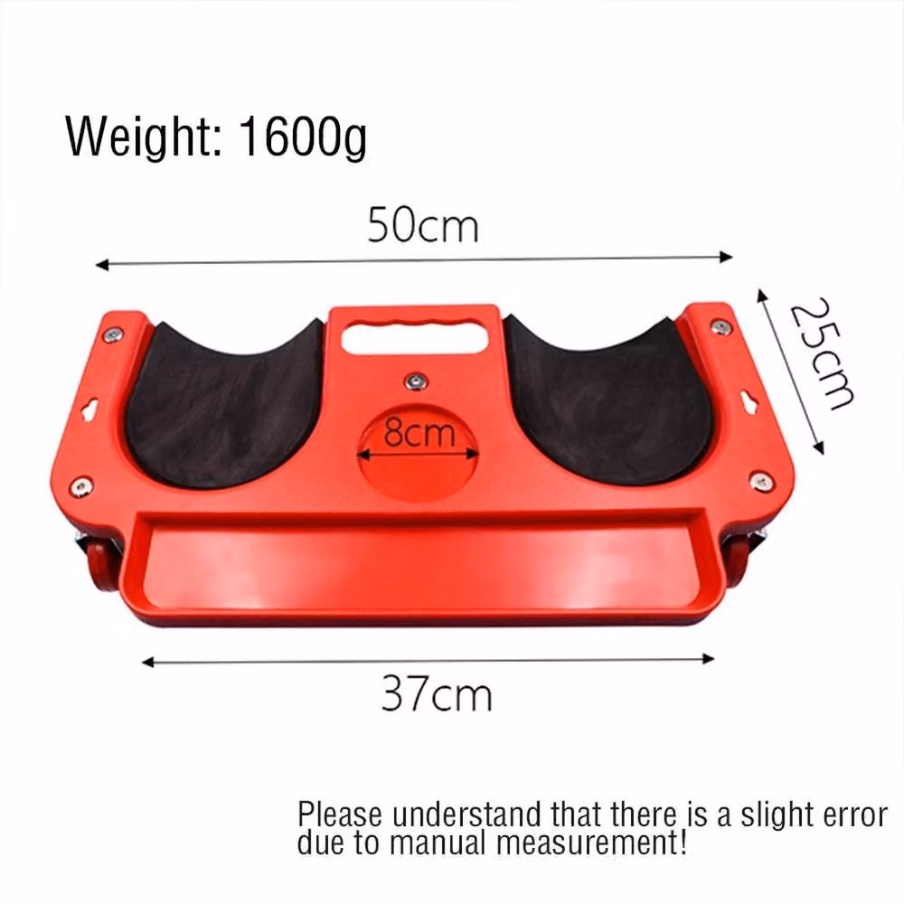 VOGREX Rolling Wheeled Knee Pad in Red and Multicolour for Mechanic, Garage, Tiling and Garden Work – 2