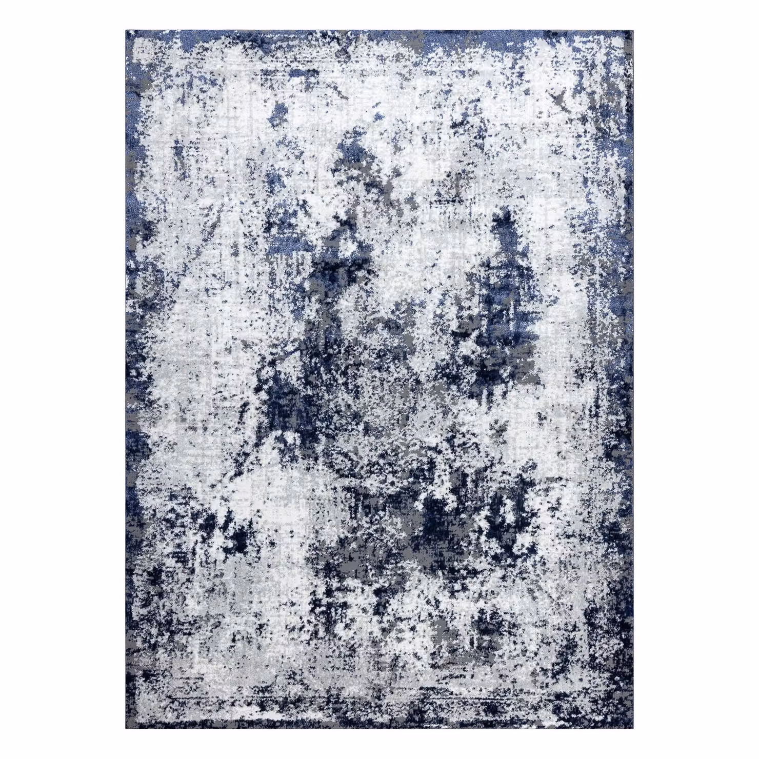 RugsX Allure Geometric Modern Rug in White, W: 140 cm, L: 190 cm – 2