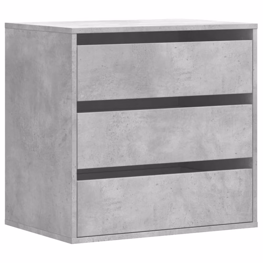Berkfield Home Classic Corner Chest of Drawers in Concrete Grey, W: 60 cm, D: 41 cm, H: 58 cm – 2