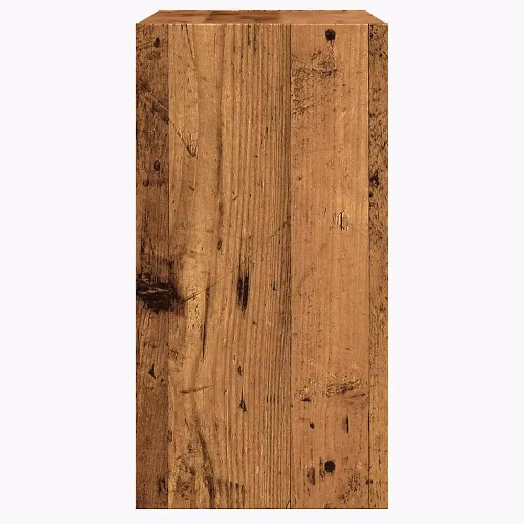 Berkfield Home Side Table in Brown Old Wood, W/D/H: 50 x 26 x 50 cm – 5